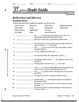 Reflection Study Guide
