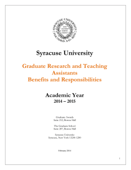 benefits - Syracuse University