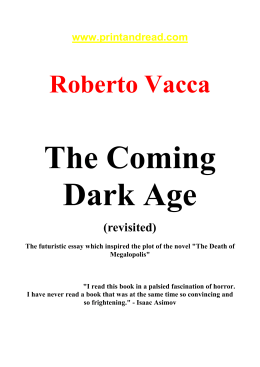 the coming dark age