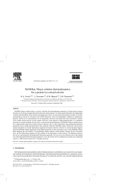 McMillan–Mayer solution thermodynamics for a protein in a mixed