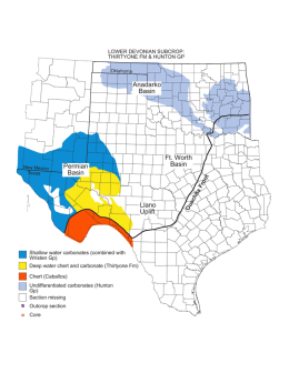 Llano Uplift Ft. Worth Basin Anadarko Basin Permian Basin