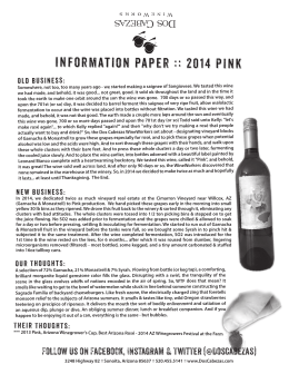 Information Paper :: 2014 Pink