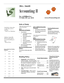 Accounting II