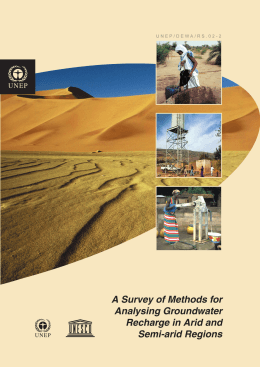 A Survey of Methods for Groundwater Recharge in Arid and Semi