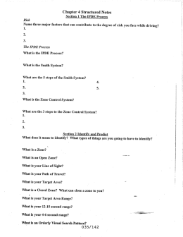 Chapter 4 IPDE Packet - Christian Fenger Academy High School