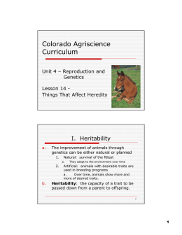Colorado Agriscience Curriculum