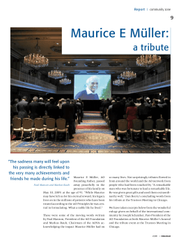 Maurice E Müller