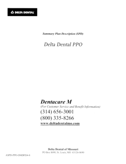 Page 1 Summary Plan Description (SPD) Delta Dental PPO