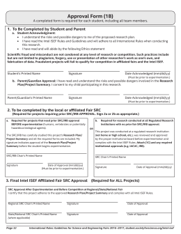 Approval Form (1B)