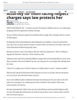 Attorney for mom facing neglect charges says law protects her