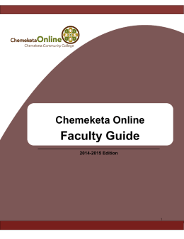 Faculty Guide - TECH HUB - Chemeketa Community College