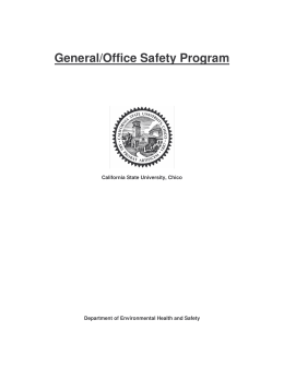General/Office Safety Program