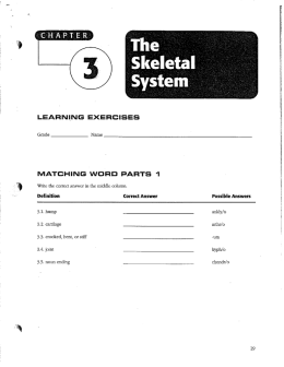 Page 1 LEARNING EXERCISEs Grade MATCHING woºd PARTs 1