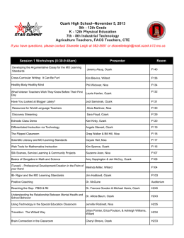 Ozark High School--November 5, 2013 9th - 12th
