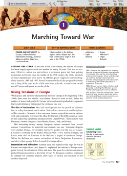 Marching Towad War - HistoryWithMrGreen.com