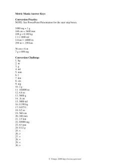 Answer Keys - Nichols School Intranet Web Page