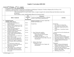 English 3 Curriculum 2009-2010 11.2.2