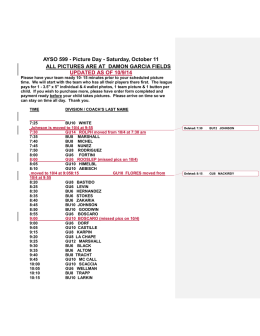 AYSO 599 - Picture Day