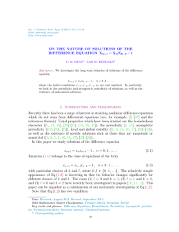 - International Journal of Nonlinear Analysis and