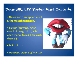 MR LIP posters.pptx