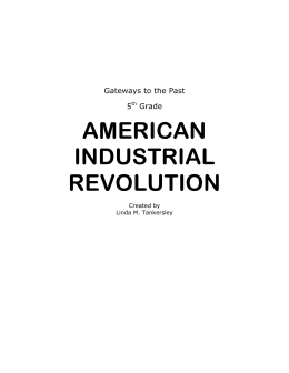 American Industrial Revolution - ESC-20