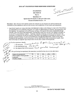2010 free response SOLUTIONS