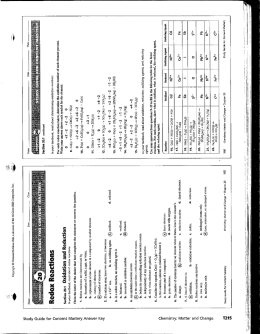 Page 1 Page 2 Study Guide for Content Mastery Answer Key