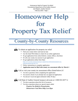 Call or visit your county tax assessment office
