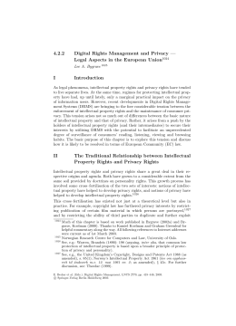 4.2.2 Digital Rights Management and Privacy — Legal Aspects in