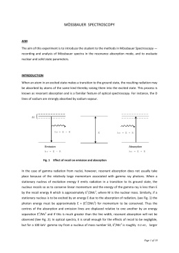 MÖSSBAUER SPECTROSCOPY