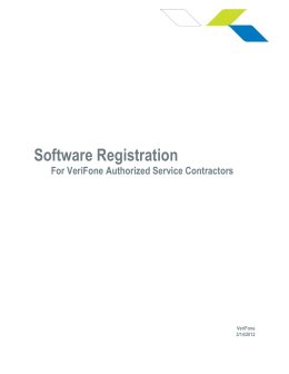 Software Registration