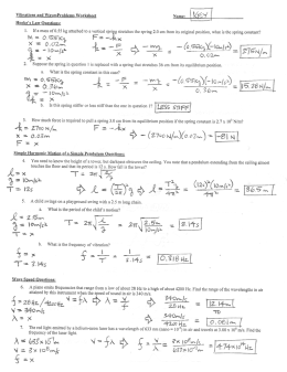 Waves Problems Worked Solutions
