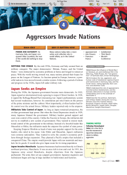 Aggressors Invade Nations