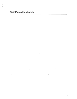 Soil Parent Materials