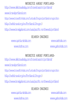 WEBSITES ABOUT PORTLAND: http://www.deliciousbaby.com