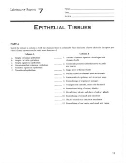 Lab Reports 7-10 - Korth`s Anatomy and Physiology