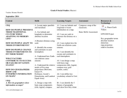 Curriculum Map