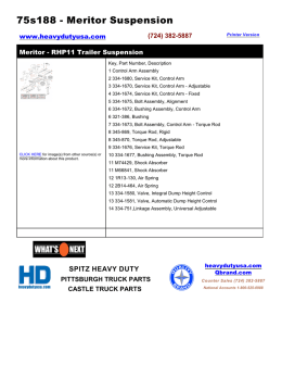 75s188 - Meritor Suspension
