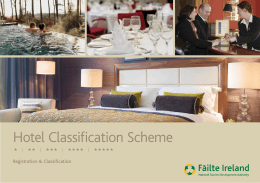 Hotel Classification Scheme