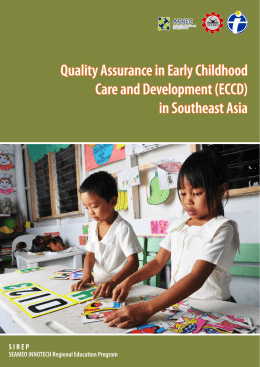 Quality Assurance in Early Childhood Care and Development in SEA
