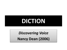 Discovering Voice Nancy Dean (2006)