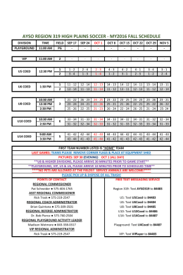 ayso region 319 high plains soccer