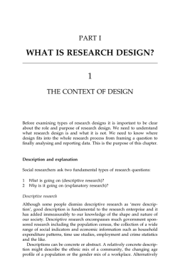 what is research design?