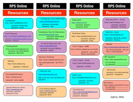 RPS Online Resources Resources Resources Resources RPS