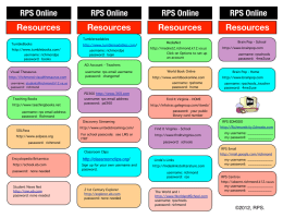 RPS Online Resources Resources Resources Resources RPS