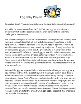 Egg Baby Project
