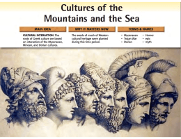 Cultures of the Mountains and the Sea.key