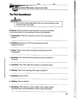 GUIDED READING ACTIVITY 4:1 . - Hilarides Social Studies Site