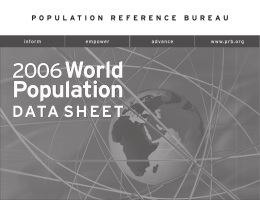 2006 World Population Data Sheet
