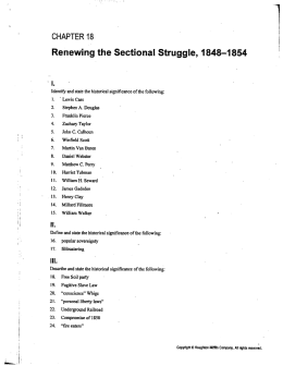 Chapter 18 packet